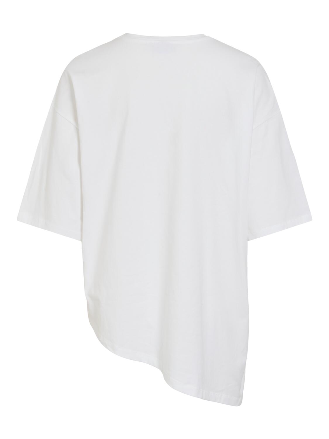 Viuliera Asymmeric t-shirt - Cloud Dancer